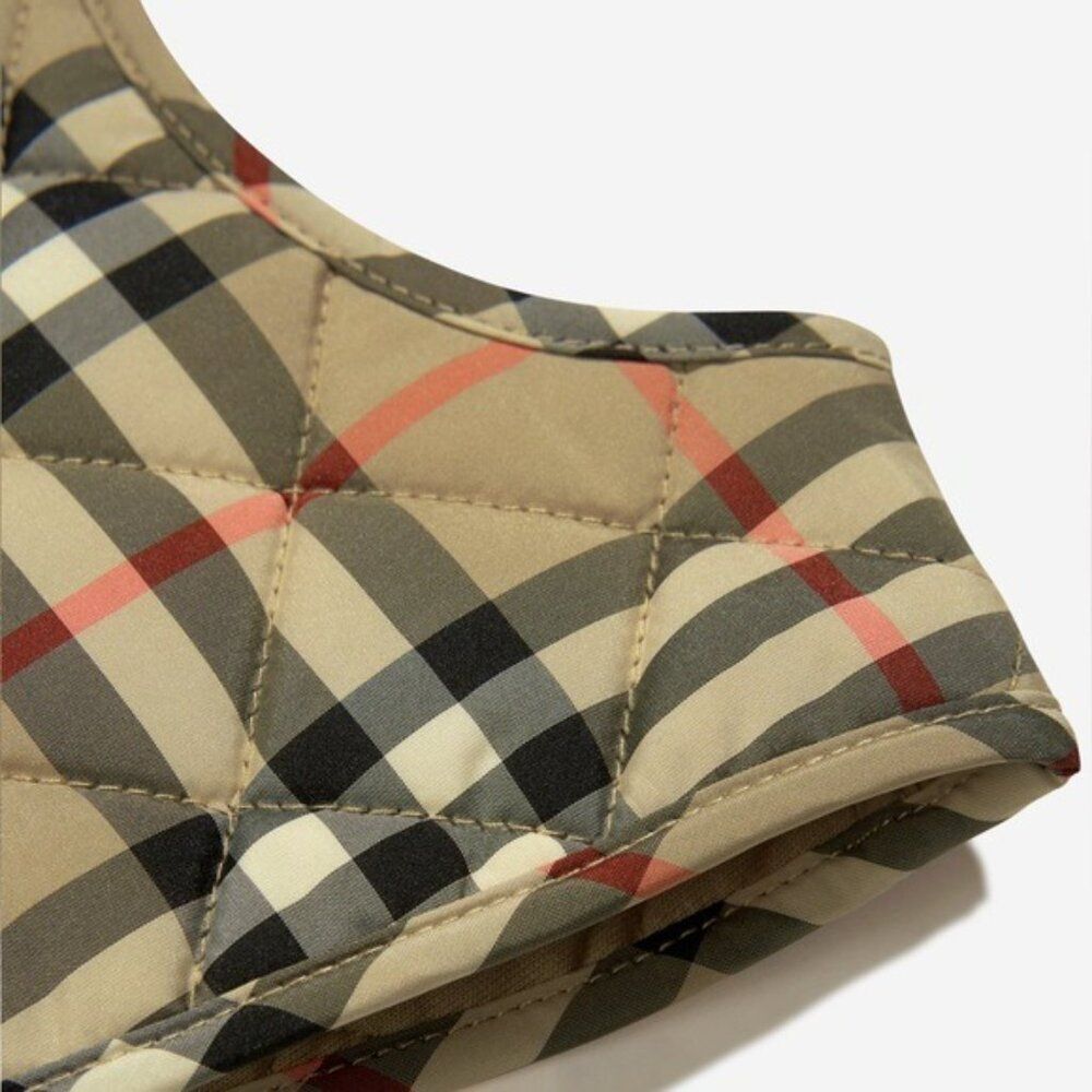 Burberry Halima Check-Print Quilted Jumper, NWT, Size 12 Mos - Picture 8 of 14
